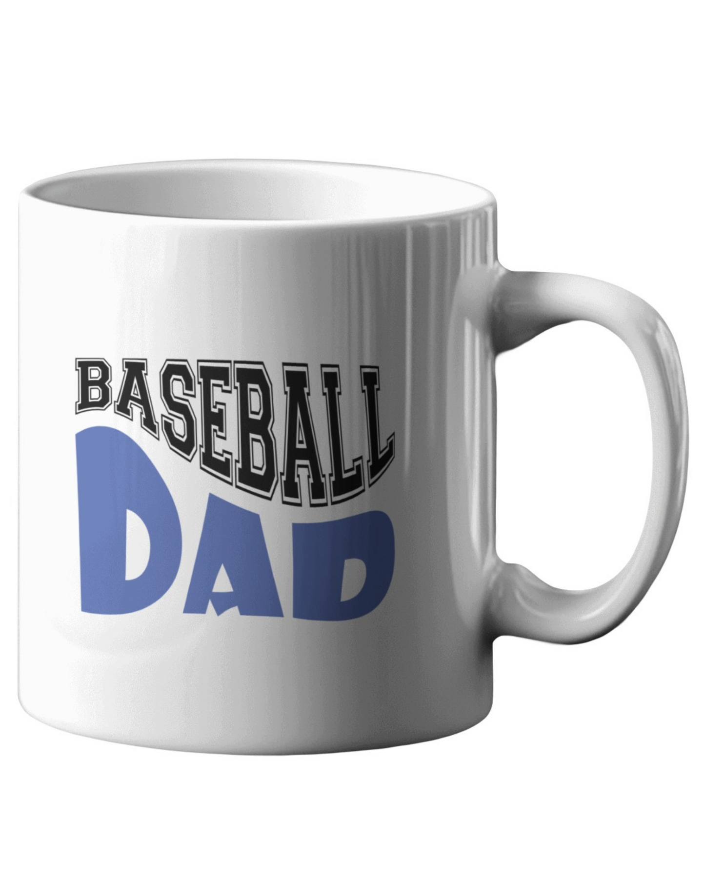Baseball Dad Mug – Premium White Ceramic Sports Gift for Fathers | 11oz Coffee Cup for Baseball Lovers | Father’s Day Gift for Coach, Husband, or Baseball Fan Dad
