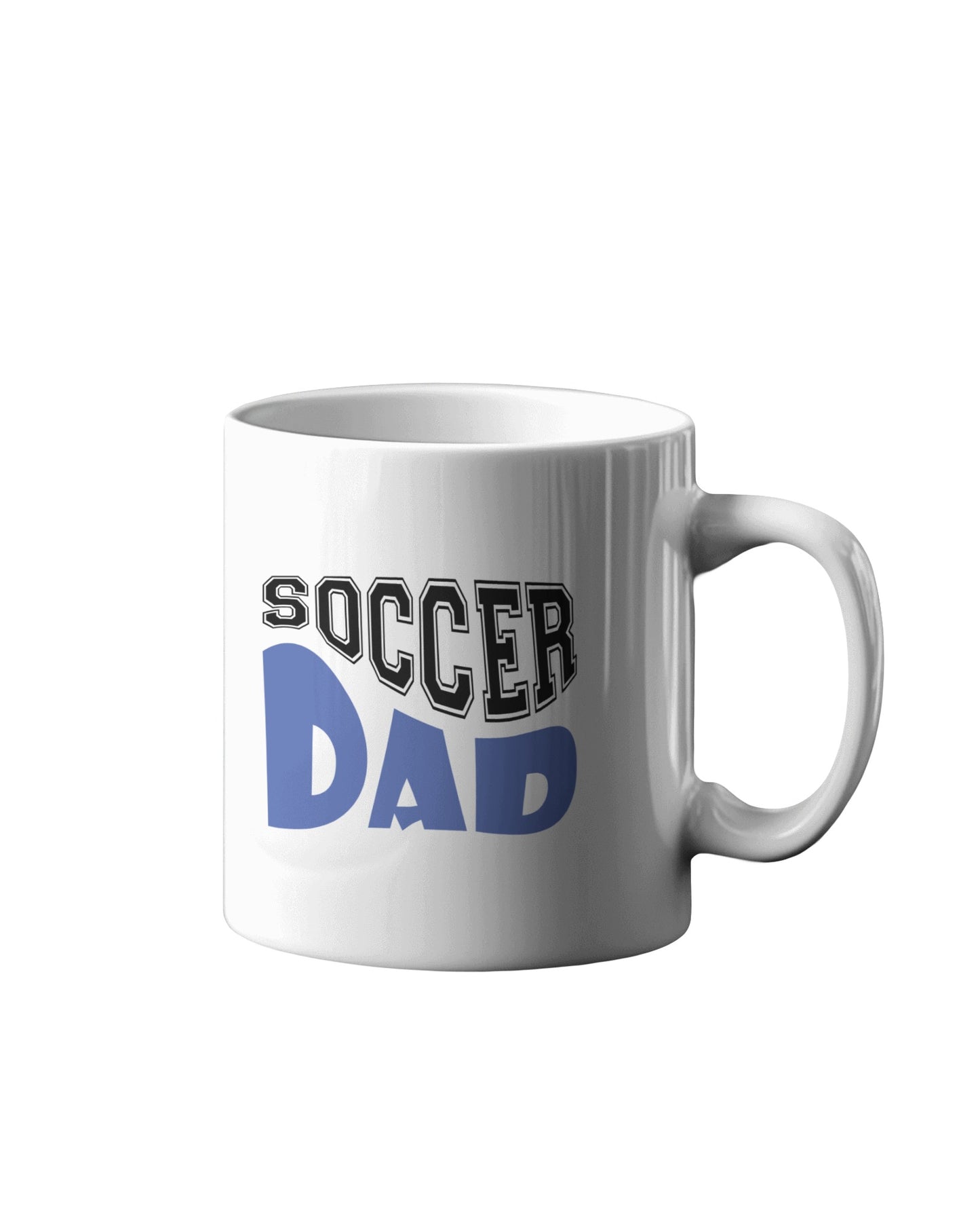 Soccer Dad Coffee Mug – 11oz White Ceramic Cup for Sports Dads, Soccer Parent Gift, Game Day Mug, Dishwasher & Microwave Safe, Father’s Day or Coach Gift Idea