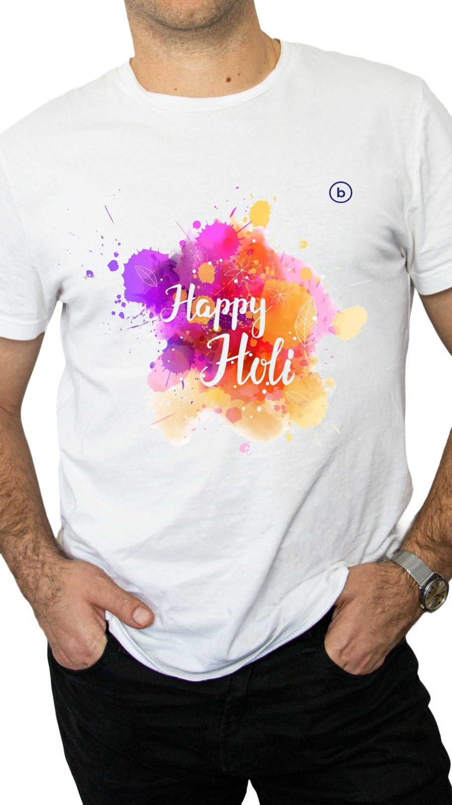 Holi Hain: Splash into Festivities with Our Vibrant T-shirt