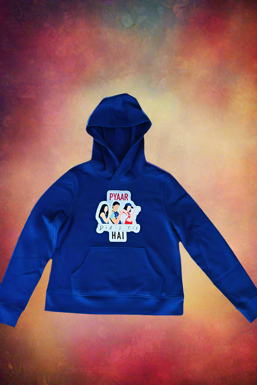 Pyaar Dosti Hain - Personalized Hoodie for Indian 90's Movie Fans