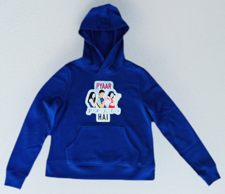 Pyaar Dosti Hain - Personalized Hoodie for Indian 90's Movie Fans