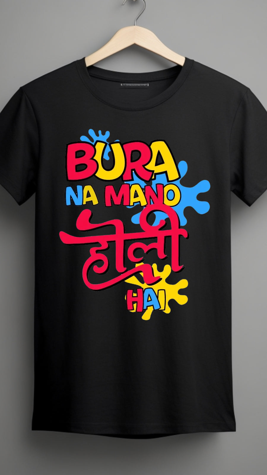 Bura Na Mano Holi Hain: Splash into Festivities with Our Vibrant T-shirt