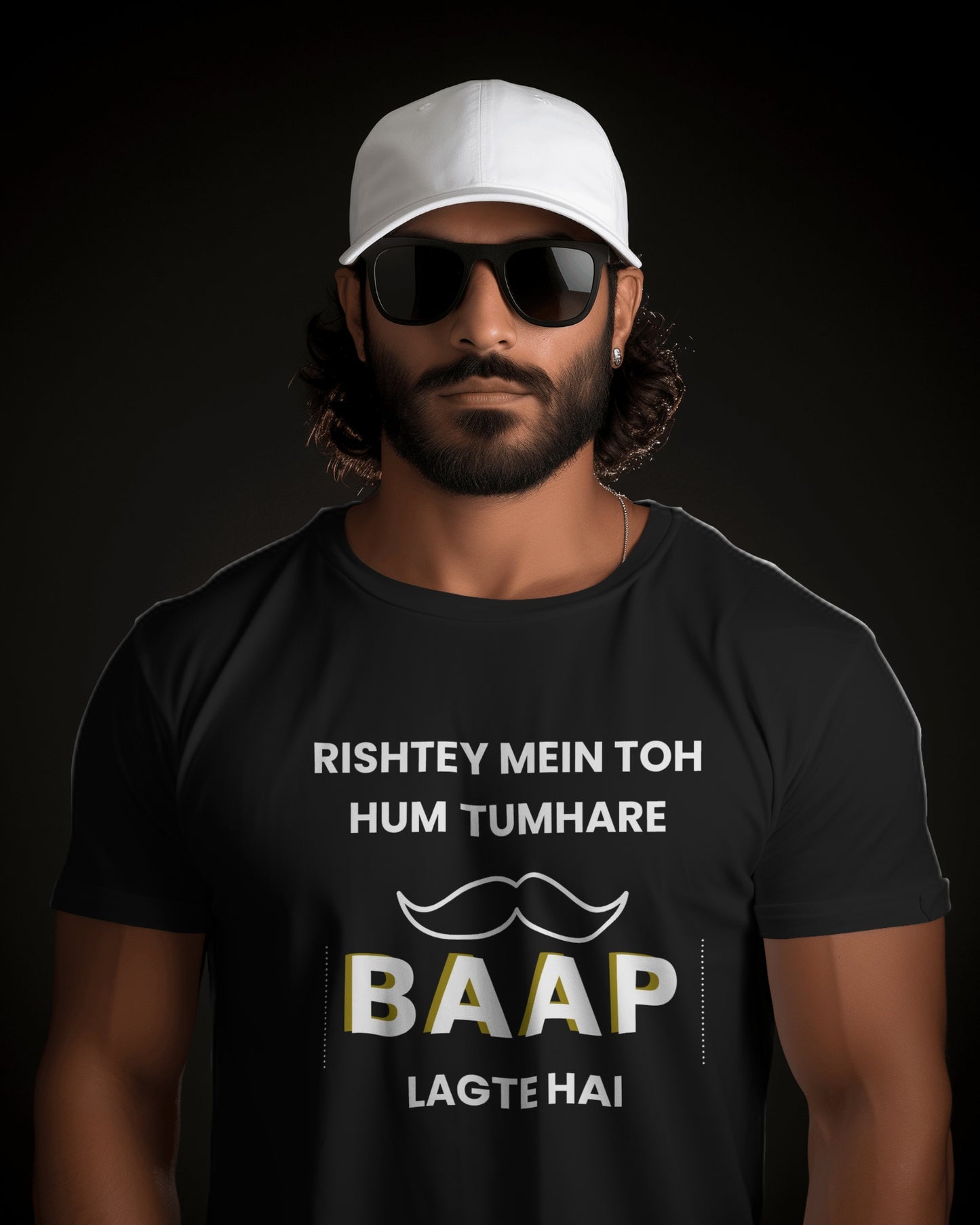 Rishtey me tumhare Baap Fathers Day Tshirt