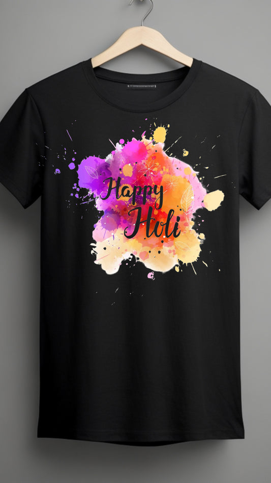 Holi Hain: Splash into Festivities with Our Vibrant T-shirt